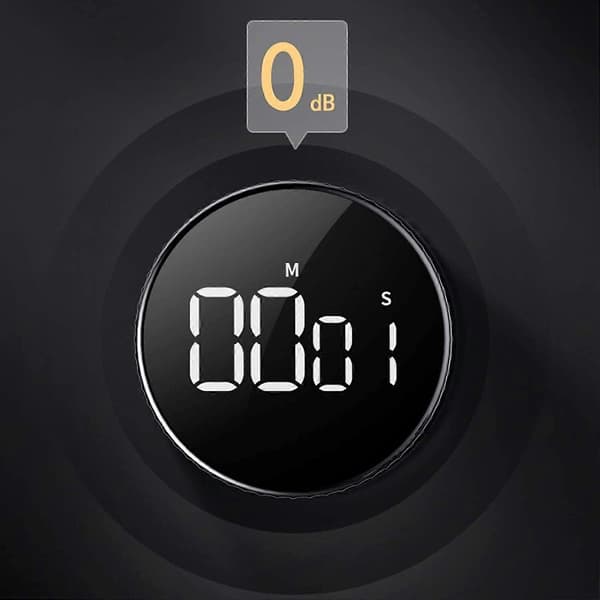 Kjøkken Timer, Nedtelling Kjøkken Timer for Matlaging, Kurs og Trening, Digital Magnet Timer LCD