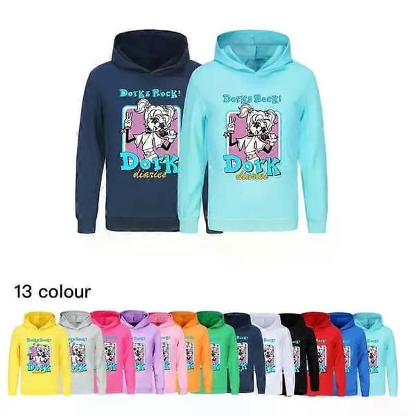 Dork Diaries hettegenser for barn pink 160