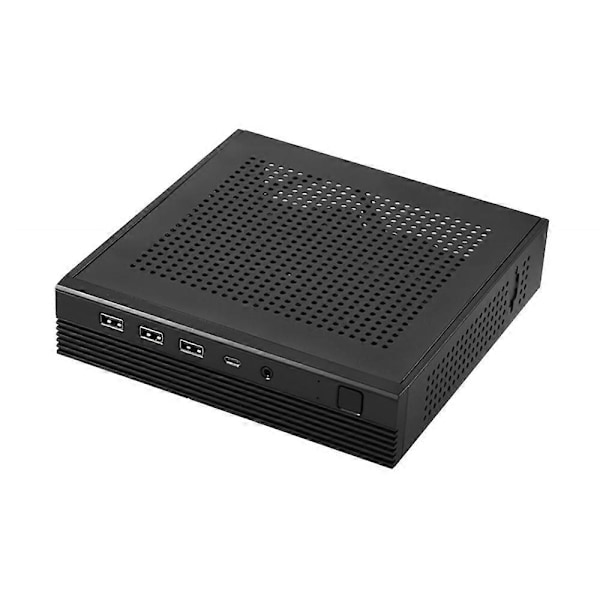 TX06 Mini HTPC ITX Kabinett Typec Stasjonær Bakmontert Mini Chassis