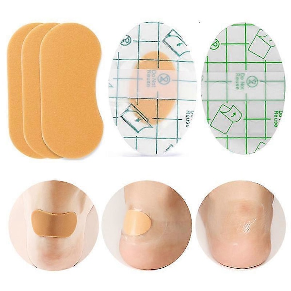 40 st Hälskydd - Återanvändbara Mjuka Skokuddar och Klistermärken Fotskydd Grepp Foder Lösa Skor - Smärtlindring för Häl, Hallux Valgus, Förhårdnader, Blåsor
