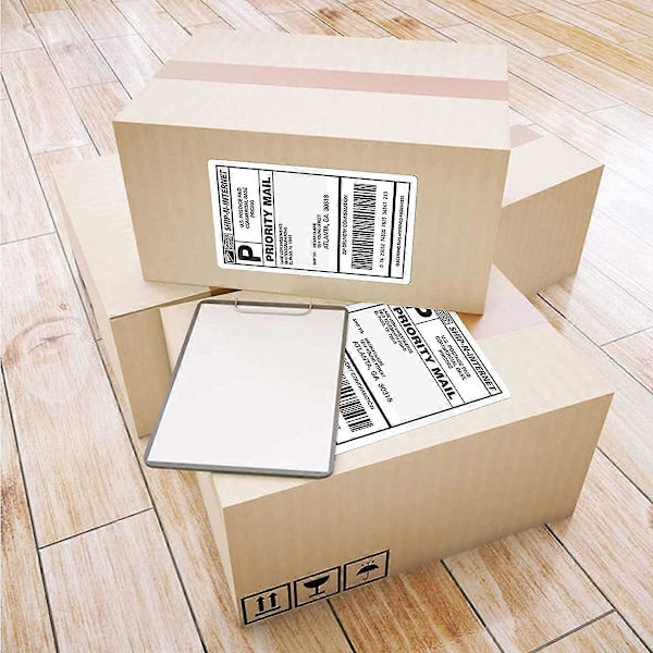 Kompatible termiske etiketter erstatning for 1744907 (10 x 15 cm) 4XL skrivere for skrivebord (2 ruller)