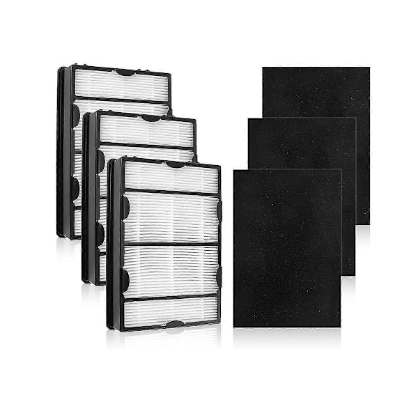 3 stk. erstatnings Hepa-filter for HAPF600 / HAPF600D-U2B Filter Luftfilter Hypa Sett