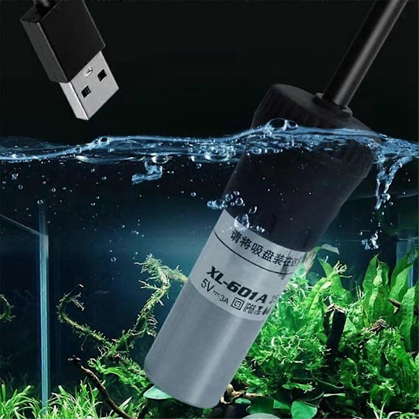 Akvarievärmare Justerbar Nedsänkbar Akvarievärmare 25W Digital Display Extern Temperaturkontroll