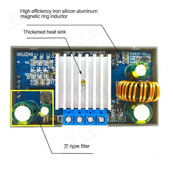 DC DC Boost Converter CC CV 0.5-30V 4A 5V 6V 12V 24V Strömmodul Justerbar Reglerad Laboratorie P