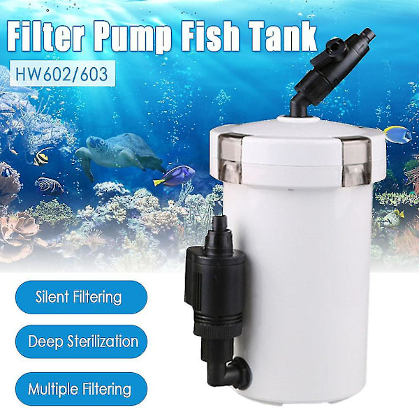 Akvariefilter Ultratyst Externa Akvariefilter Hink Hw-602/603 Hw-602b/603b Lw-602/603 Lw-602b/603b Akvariumpump