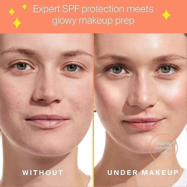Glow Clear Sunscreen Transparent, Water-Resistant, Brightening Effect 50ml