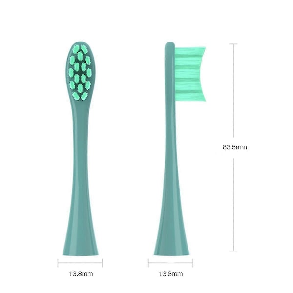 12 kpl Vaihtoharjaspäitä X Pro/ Z1/ F1/ One/ Air 2 /se -malleille, pehmeät syväpuhdistavat suuttimet, A