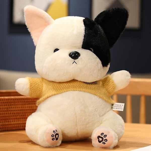 Sød Kawaii Dyre Hunde Figur Tre Småkager Dåse Æg Plys Pude