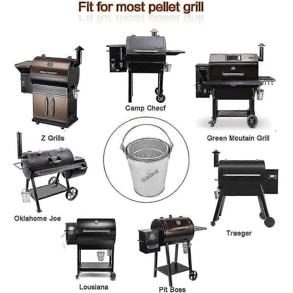 Engangs fedtspandforinger passer til træfyret pillegrill BBQ grilltilbehør 6-pak