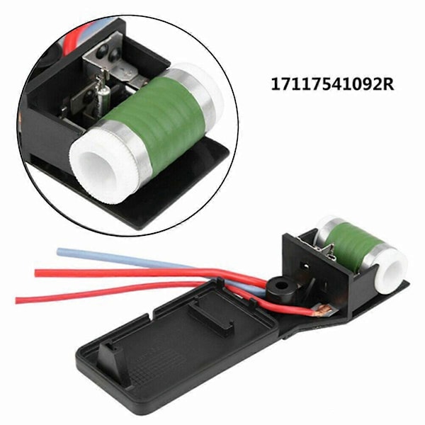 2 ST 17117541092R Bilmotor Kylning Radiator Fläktmotstånd för R50 R52 R53 2003-2008 Bilreservdel