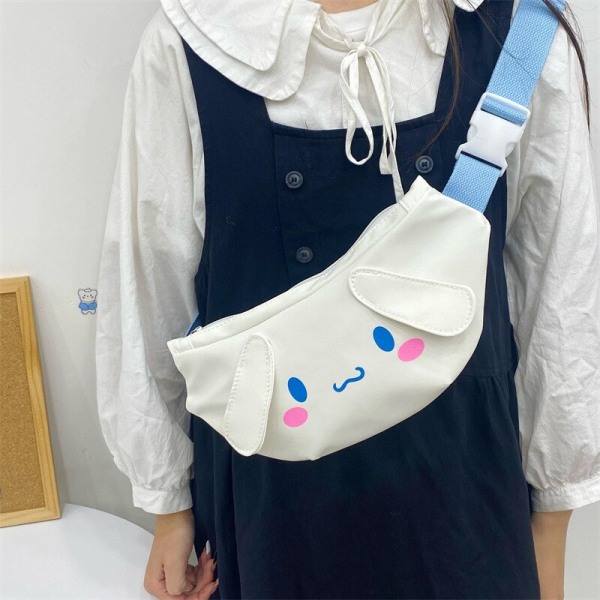 Sanrio Casual Chest Bag Kuromi Cinnamoroll Girls Messenger Bag Anime 2