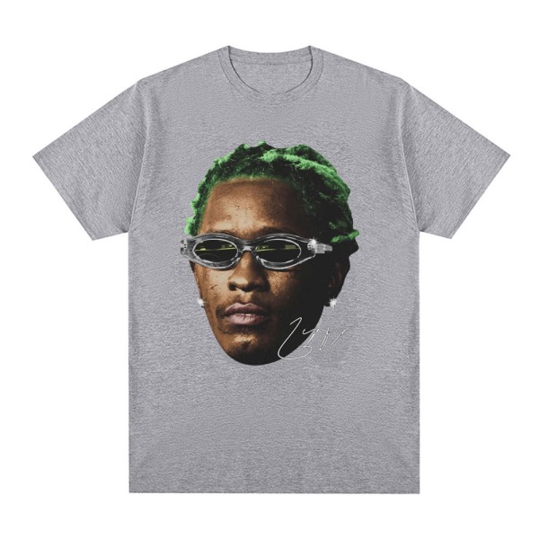 Rapper Young Thug Grafik T-shirt Mænd Kvinder Mode Hip Hop Vintage T-shirt Gary M