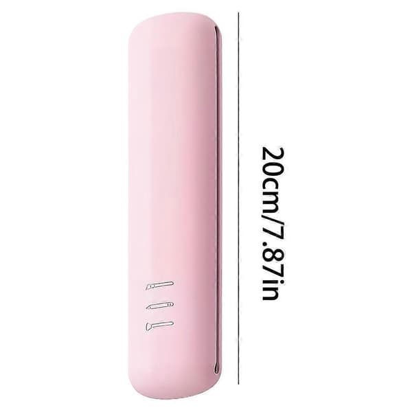 Sminkborstorganisatörväska Vattentätt skydd Magnetisk stängning Resevänlig Pink puff bag
