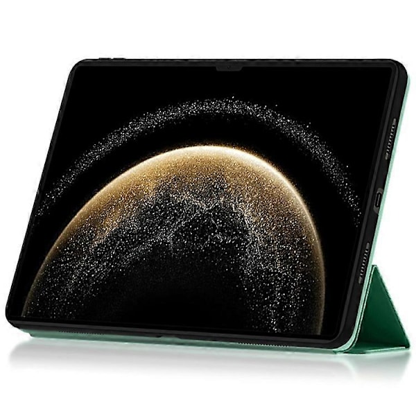 Kompatibelt fodral för Huawei MatePad Pro 13.2 (2025) PU Läder TPU Baksida Trefaldigt Ställ Tablet Skydd Green