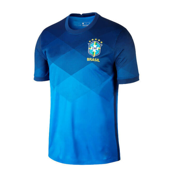 21-22 Brasilien bortatröja anpassad träningsdräkt kortärmad tröja T-shirt Ferdinand NO.5 XL