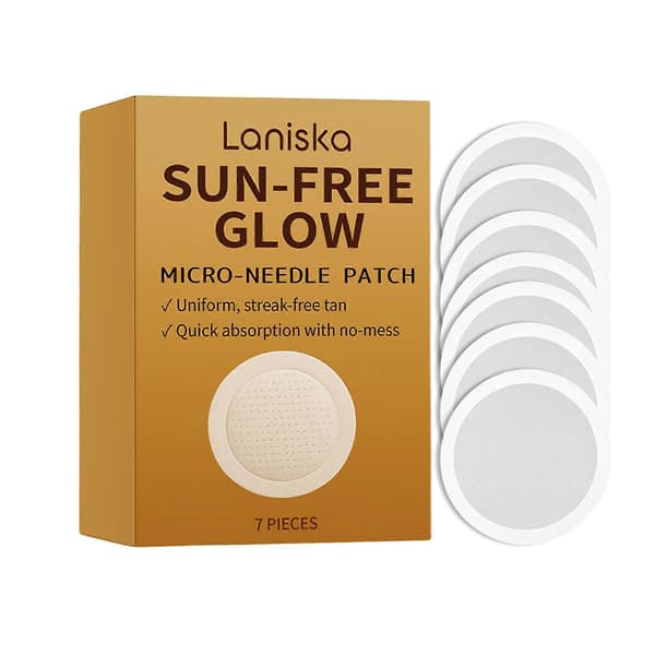 Sunless Glow Micro Needle Patch, Självbrunande Microdarts-plåster Naturlig Gradvis Brons för Män Kvinnor B 1pc