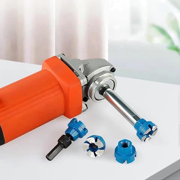 Ahtopmall 1 tomme slitesterkt mini flatt slipehode, mini diamantslipehoder Bule4