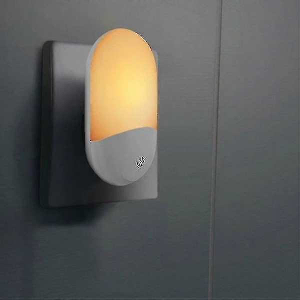 Plug-in Induktionsdimbar Nattlampa, Mjukt Varmvitt LED-nattljus, Justerbar Ljusstyrka Från Skymning Till Gryning, Lämplig För Sovrum, Badrum, Kö