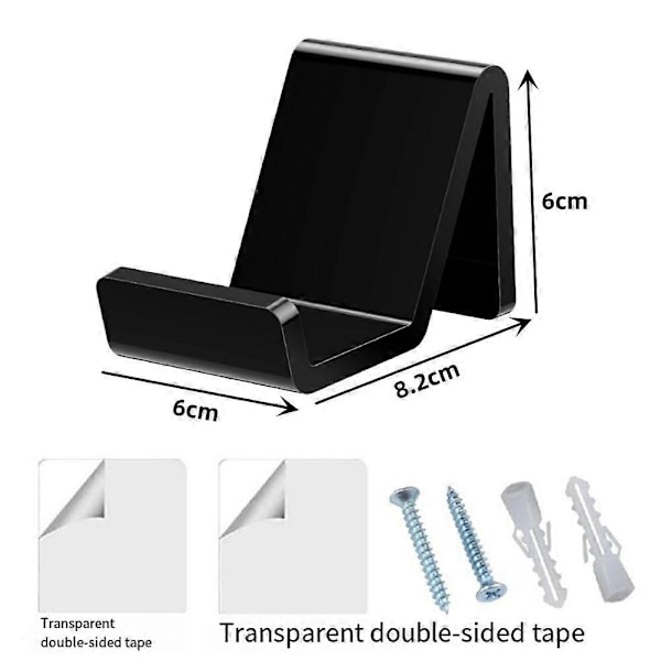 Håndtak Brakett Spill Håndtak Brakett Punch-Free Oppbevaringsstativ for Switch Tilbehør Stativ Svart
