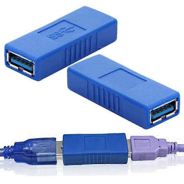 USB 3.0 hunn til hunn koblingsadapter - 5 Gbps, forlengerkabel, bakoverkompatibel