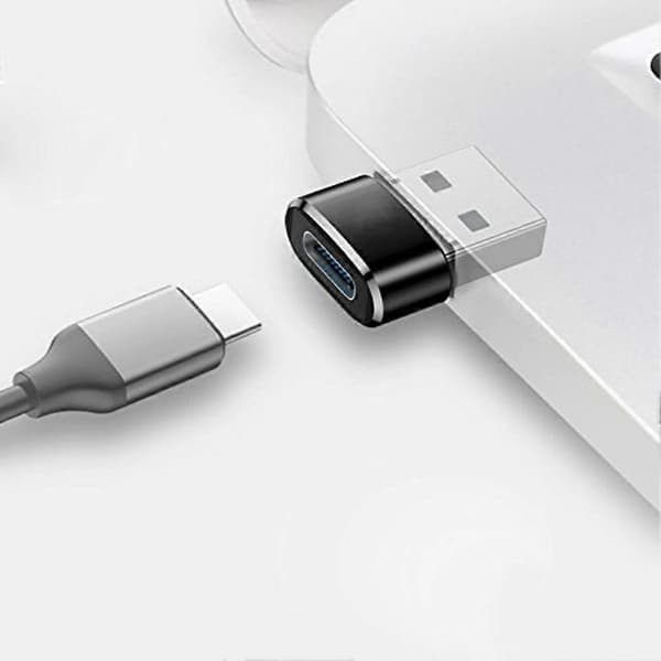 USB 2.0 (Typ-A) hane till Typ-C hona-adapter