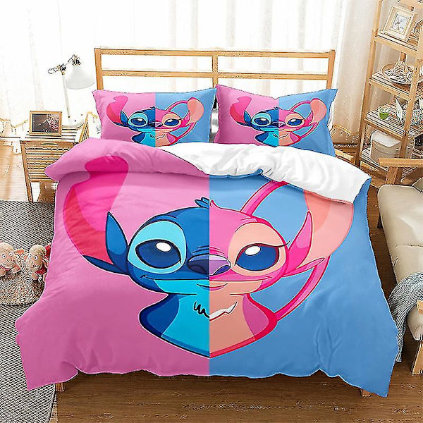 Stitch Quilt Örngott Set Sandat Tredelat Tvådelat Z S-4 173*218three-piecesuit