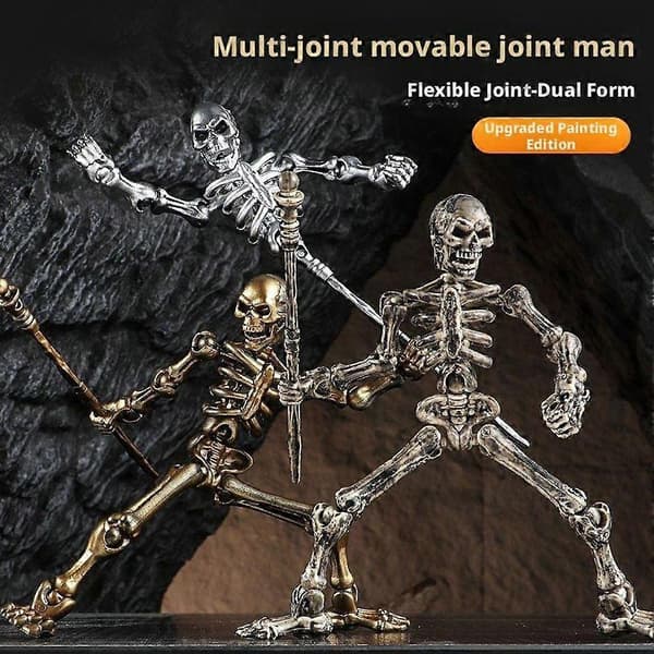 Skeleton Doll Toy, Multi-jointed Movable Skeleton Decor Vit