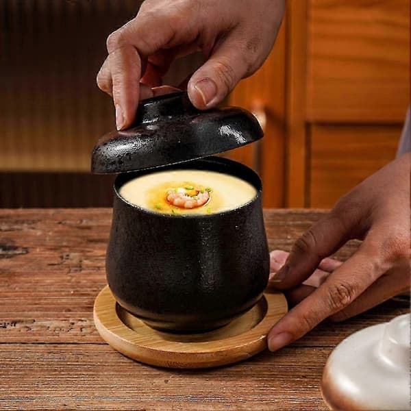 Äggkoppar med lock Diskmaskin Chawanmushi Dessertkoppar för sopptillverkning
