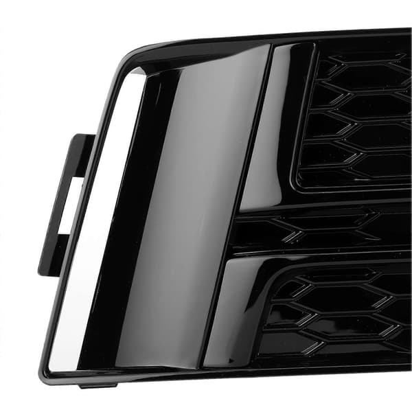 2 stk. Frontkofanger Nedre Grill Blank Sort 8W0807681F Passer til A4 S4 B9 2016-2018