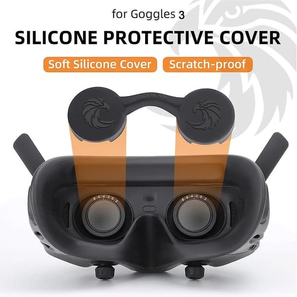 Sunnylife Eagle Silikon Linse Beskyttelsesdeksel for Goggles 2/3