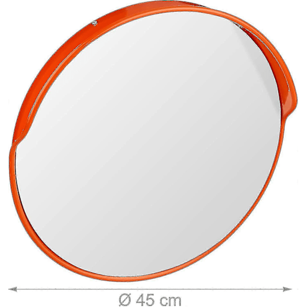 Trafikspegel 45 cm, Professionell, Väderbeständig, Utomhus, Röd 1-hy