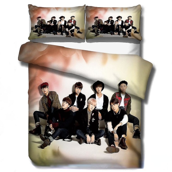 Wish Bts Suuri Kokoelma Vuodevaatteet Neliosainen Kodintekstiili Peitonpäällinen Q B 140x210 two-piece set
