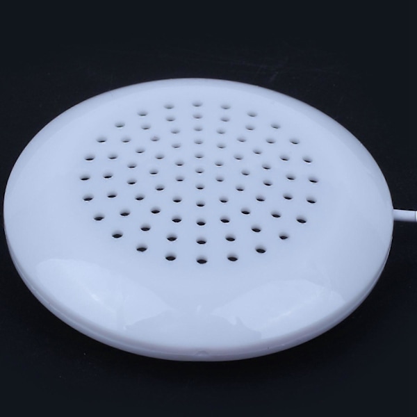 Uusi 3,5 mm kannettava mini kaiutin tyyny MP3 MP4 CD puhelimelle, valkoinen