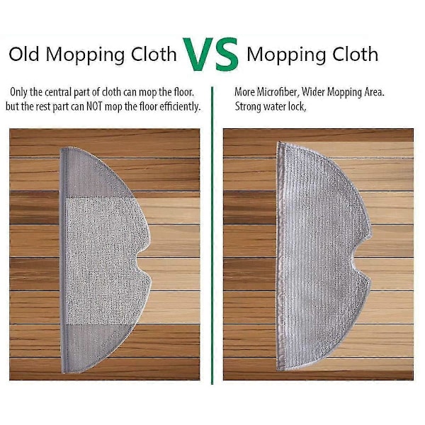 Udskiftnings Mikrofiber Moppeklude Moppepuder Dele Til S6 S6 Pure S6 Maxv S5 Max S5 S4 E5 E4 E35