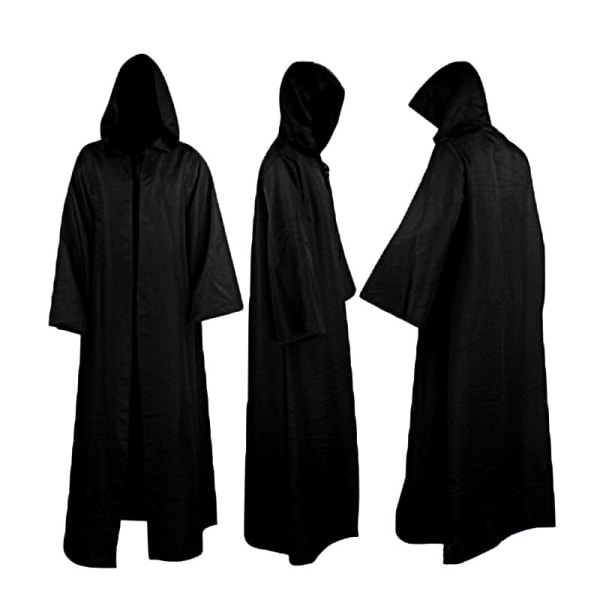 Star Wars -asu musta viitta Darth Darth Vader COS Halloween -viitta Jedi Knight musta kaapu Black XL