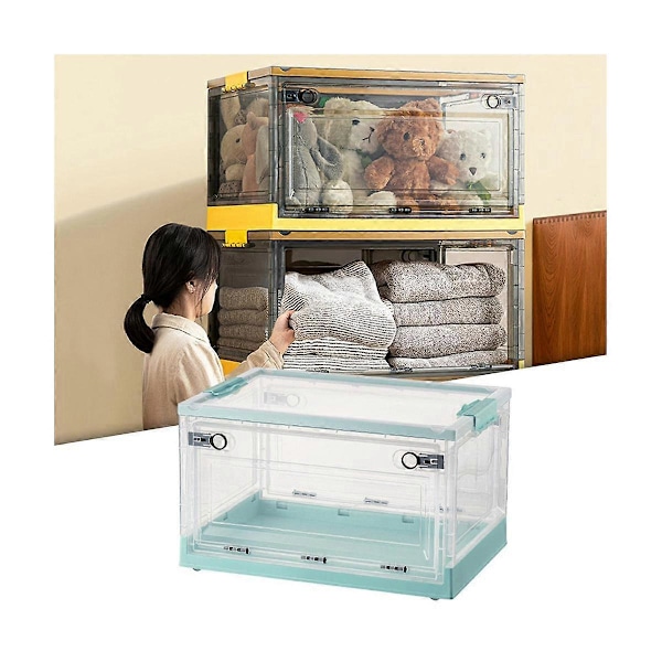 Foldbar Opbevaringsboks Stabelbar Opbevaringsboks til Papirvarer Smykker Sorteringsboks Container Organizer Li