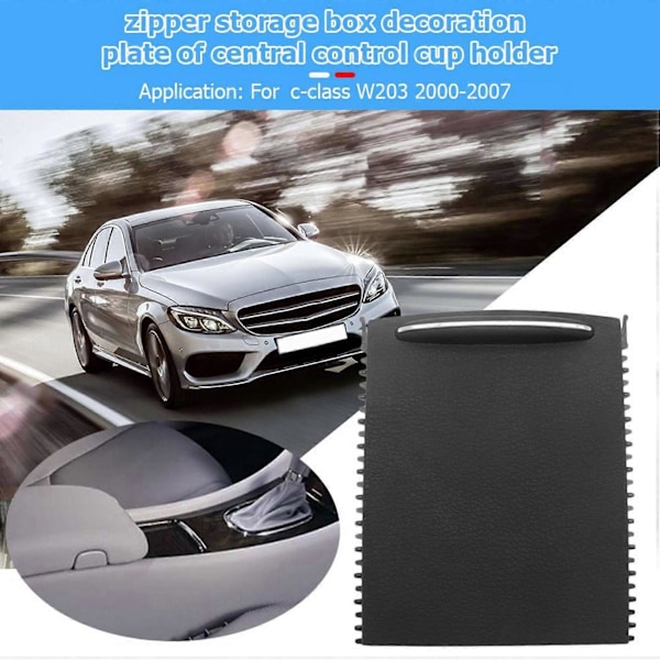 Mittkonsolskydd Rullgardin Mugghållarpanel för C-Klass W204 S204 E-Klass W212 A20