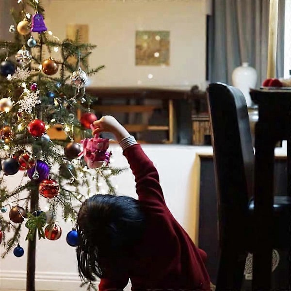 1 Set Julgranskulor Ornament för Jul Julgransdekorationer Hängande Kulset för Nyår P