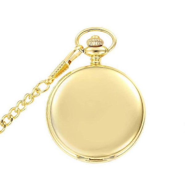 Menn Kvinner Vintage Quartz Gull Lommeur med Midjekjede - Farsdag