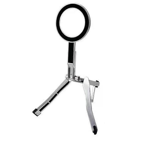 Magnetisk telefonholderstativ - Sammenfoldelig trefod selfie-stang - ABS-plastik Lightgray