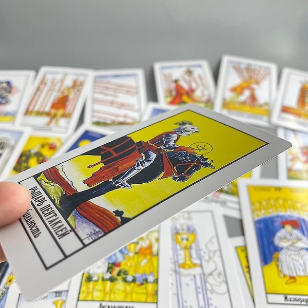 Tarotkort tarotbok på russisk for nybegynnere brettspill spådomskort verktøy astrologi hekseri