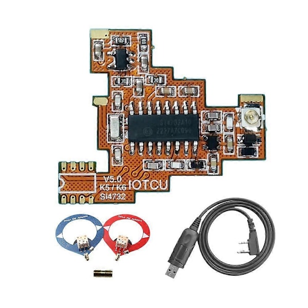 SI4732 V5.0 FPC Modifikasjonsmodul & Donut Antenne for K5 K6 HF Kortbølge Fullt Bånd/Enkel Sidebånd
