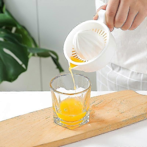 Manuel Juicer Miljøbeskyttelse Dysedesign Plastik Manuel Juicer Husholdningshvid