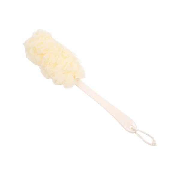 Gul Badborste Långt Handtag - Ryggborste med Blomma Dusch Kroppsbadborste Djup Badsvampborste Rengör Kropp Duschborste Långt Handtag - för Män och