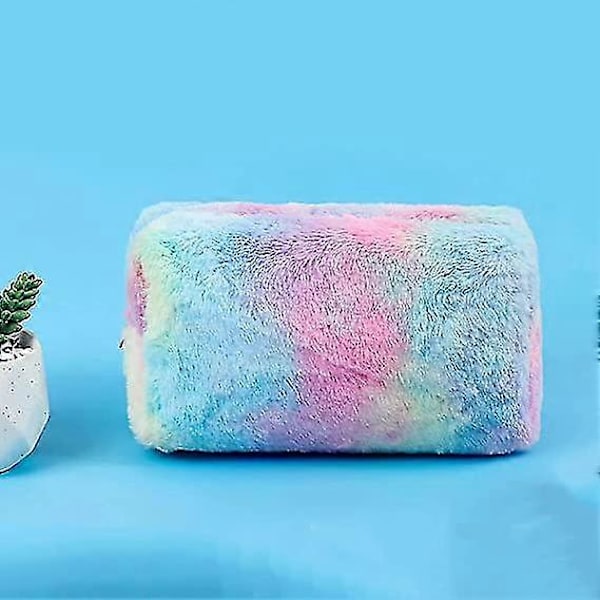 Kosmetik Opbevaringspose Plys Stor Kapacitet Bærbar Rejse Toilet Taske farverig1stk