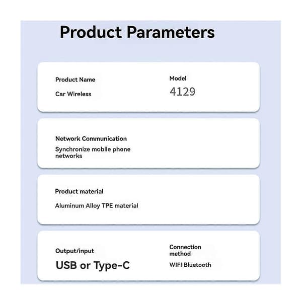 2 i 1 Trådløs Carplay Adapter for IOS Android Auto Smart USB Boks Adapter Smart Plug and Play Dongl