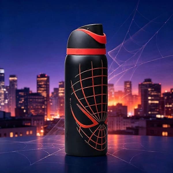 Owala Freesip 24/32oz Vandflaske Rustfrit Stål Sort Spider Man NY 24oz
