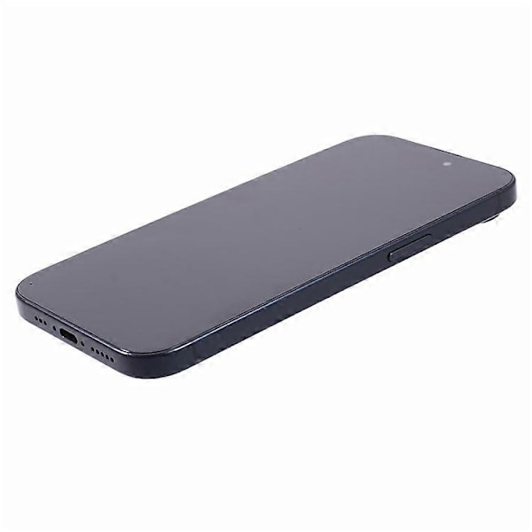 Yhteensopiva iPhone 15 Plus -mallinukke, ei-toimiva valepuhelin, näytemalli, lelu Black