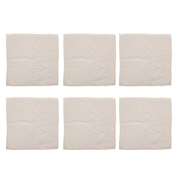 6 st Grov Ull Broderityg Nålfiltningstyg DIY Material Stickningstillbehör 28x28cm