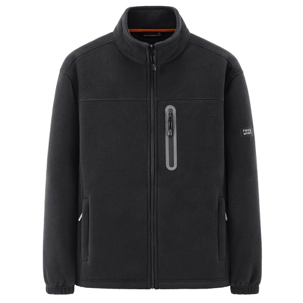 Herr Höst Vinter Militär Taktisk Sport Varm Fleece Hooded Utomhus Äventyr Vandring Bergsklättring Turism Jacka Rockar Dark Grey L 165CM 60-70Kg